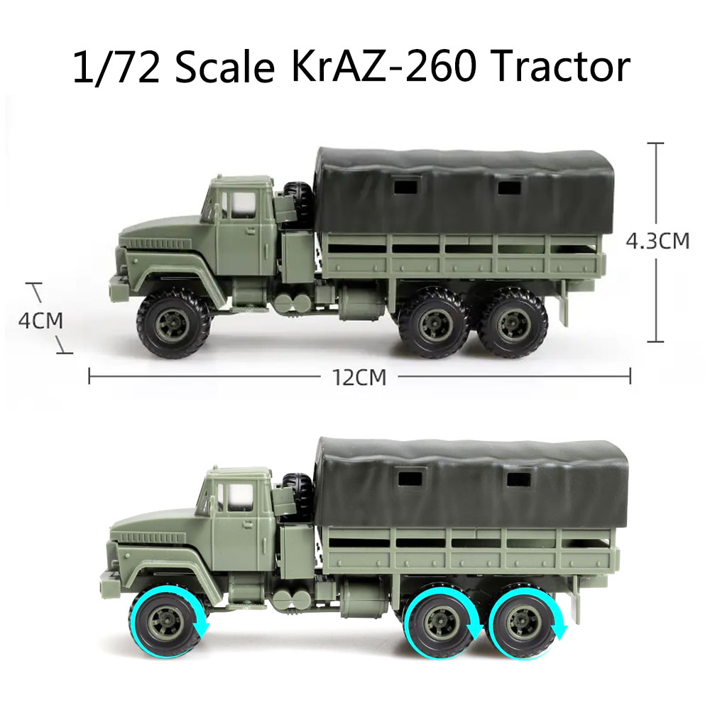 Model Kit Ukraine - 4D 1/72 Украинский тяжелый грузовик КРАЗ-260,