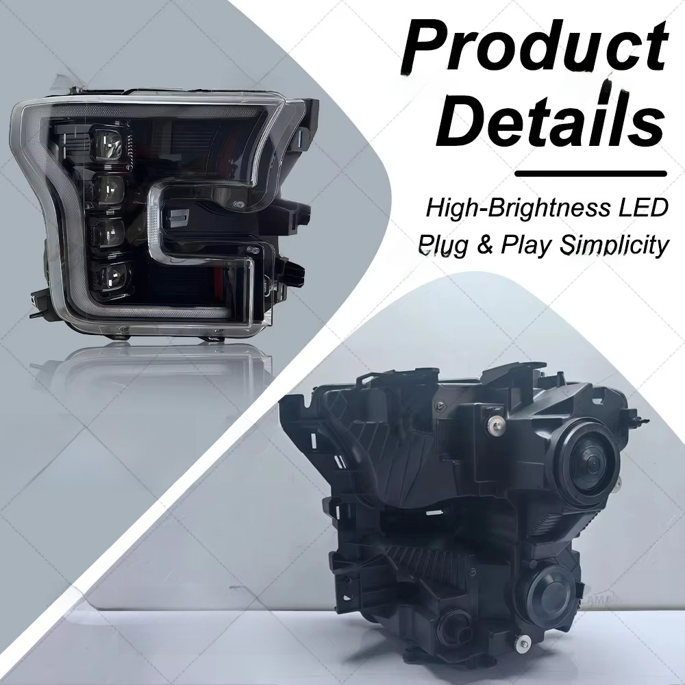 Model Kit Led - Светодиодные фары для автомобиля, простая установка,