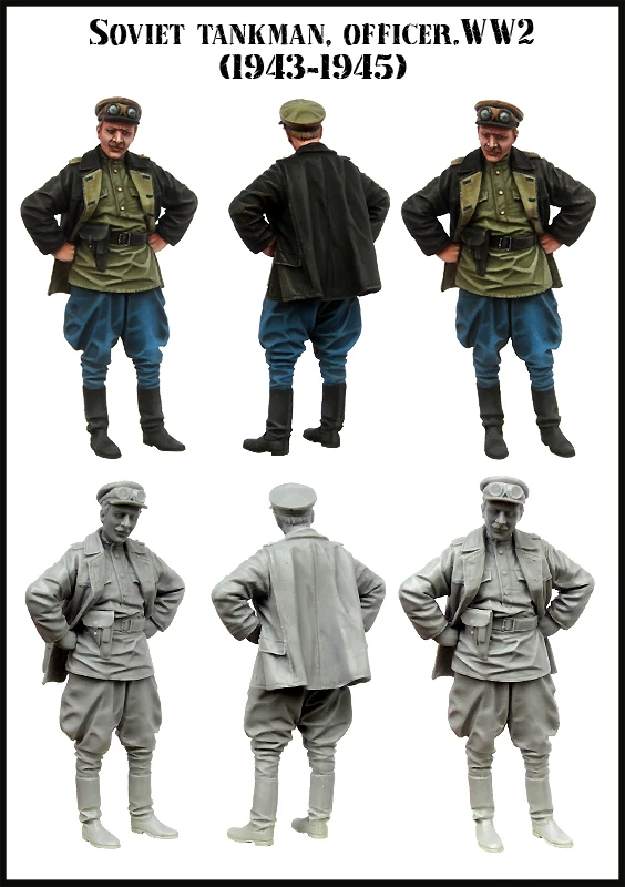 Model Kit History - 1/35 масштабная фигурка из смолы, модель