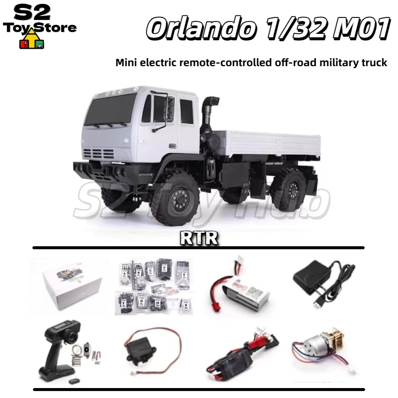 Model Kit History - Радиоуправляемая военная грузовик-модель Orlandoo Hunter OH32M01,