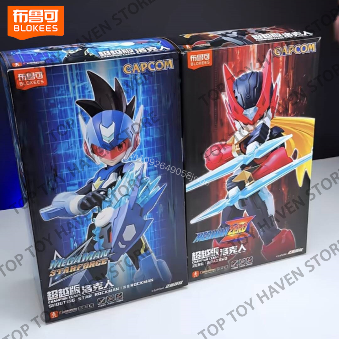 Model Kit Zero Megaman - Новые фигурки Blokees Champion Class Shooting