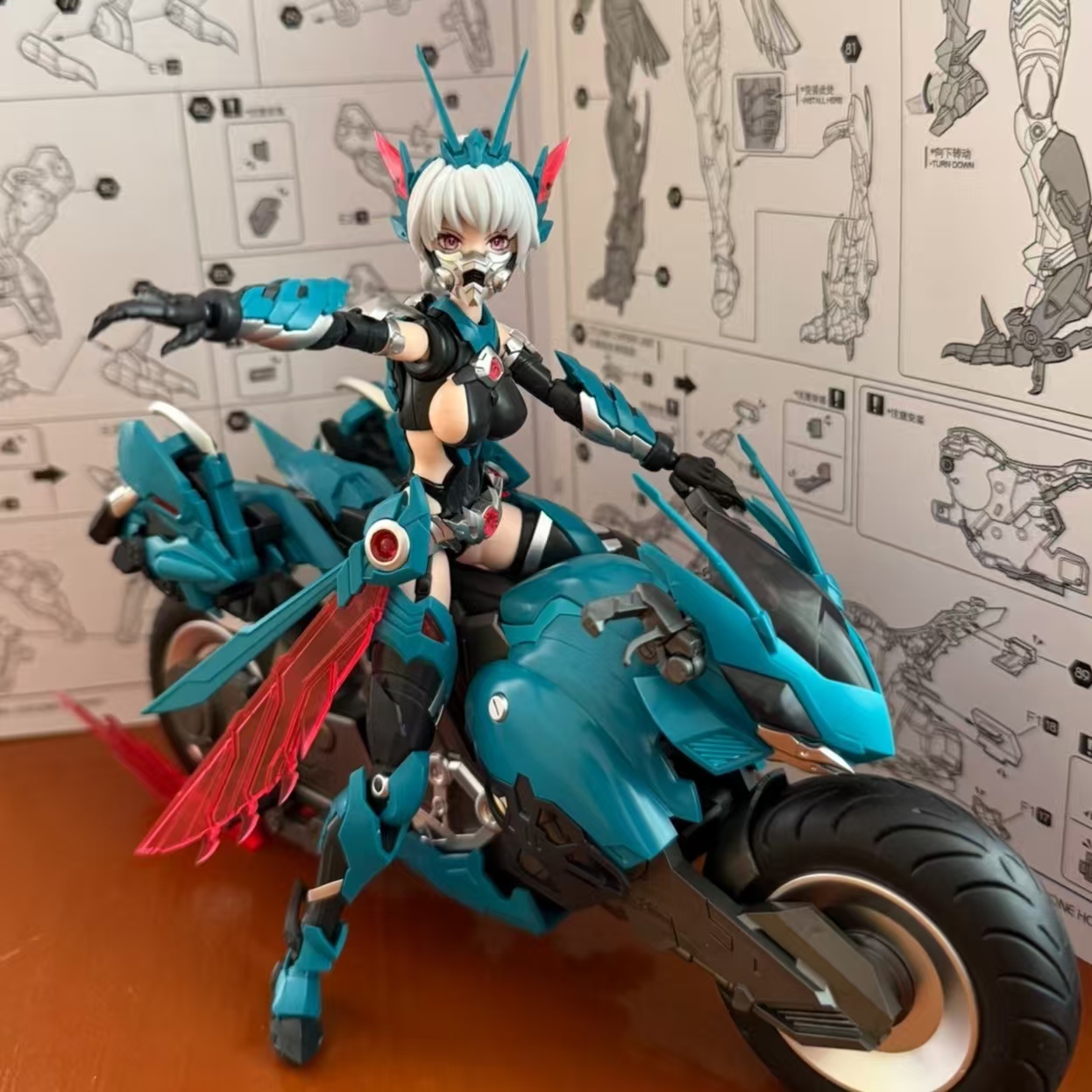 Model Kit Nuke Matrix - Конструктор для фанатов и коллекционеров: Меха-девочка