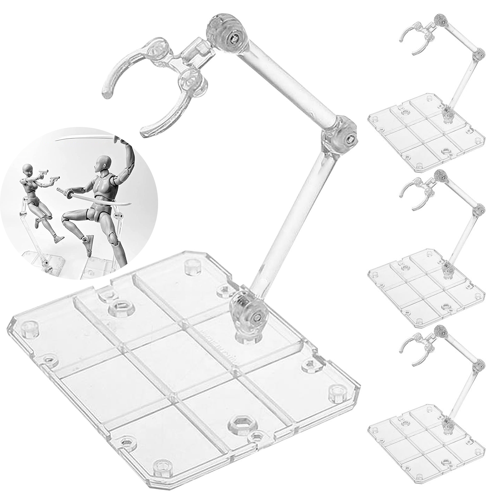 Прозрачная подставка для фигур – обзор и цена Model Kit Jms