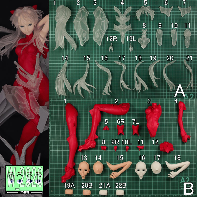1/4 Асука Лэнгли Евангелион: Н – обзор и цена Model Kit Evangelion Bandai