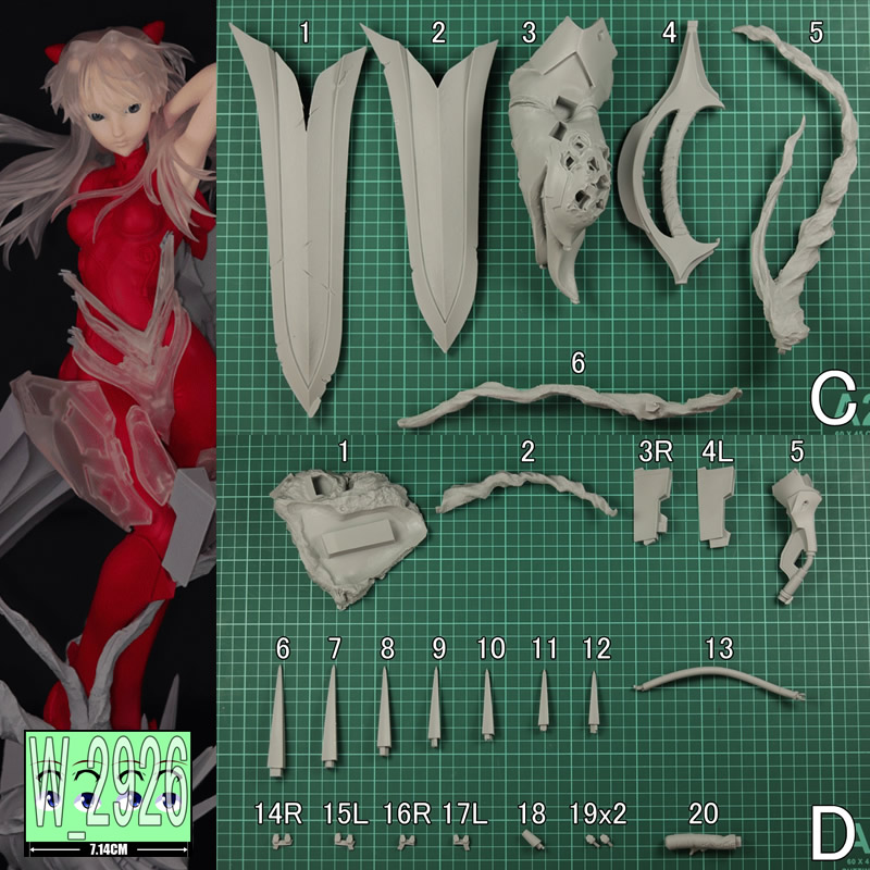 1/4 Асука Лэнгли Евангелион: Н – обзор и цена Model Kit Evangelion Bandai