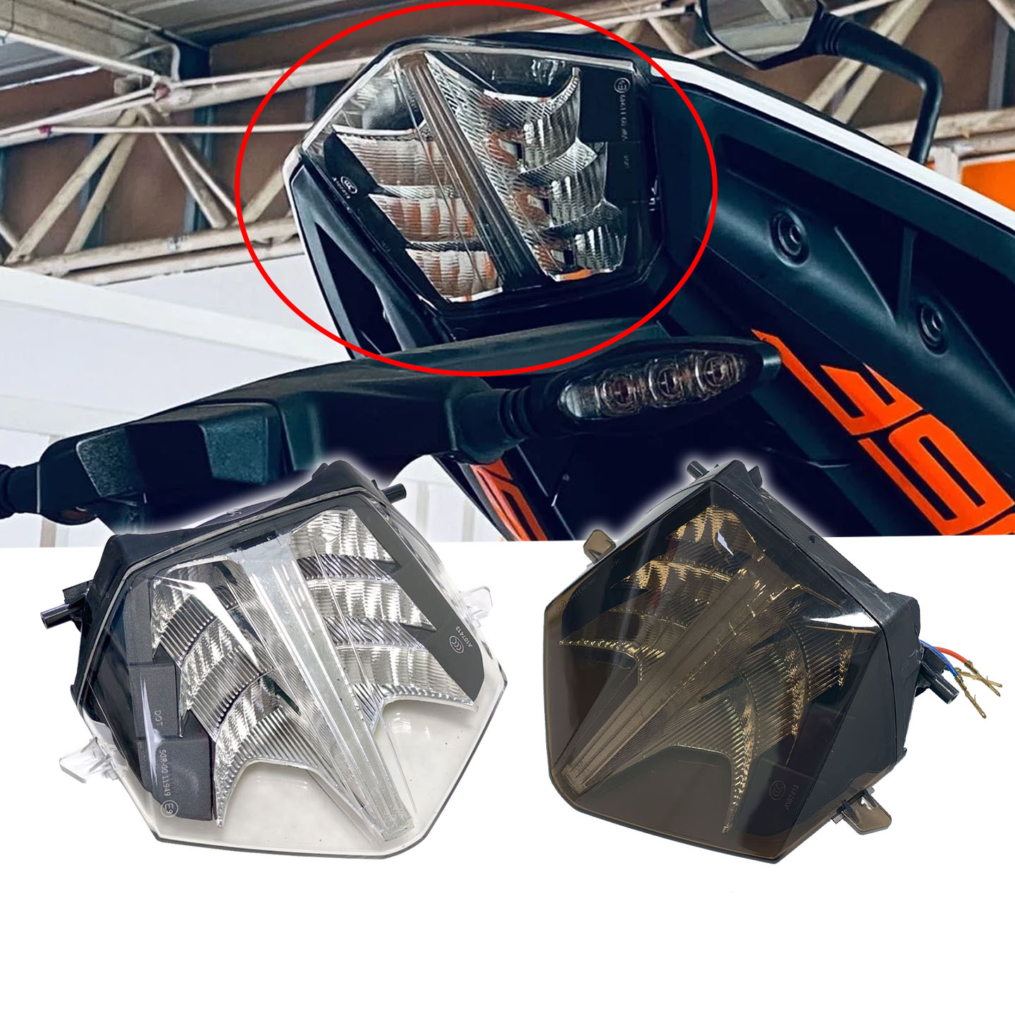 Задний фонарь в сборе, светоди – обзор и цена Model Kit Led