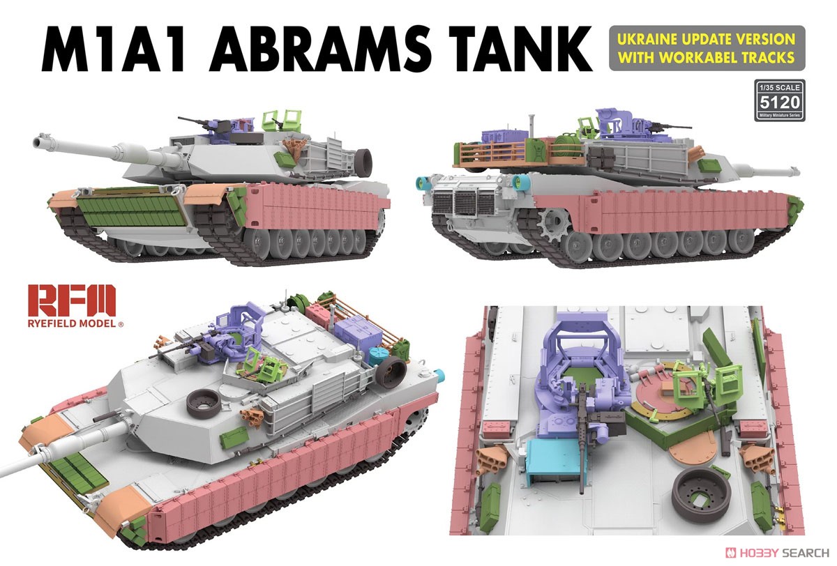Модель танка M1A1 Abrams MBT ( – обзор и цена Model Kit Ukraine