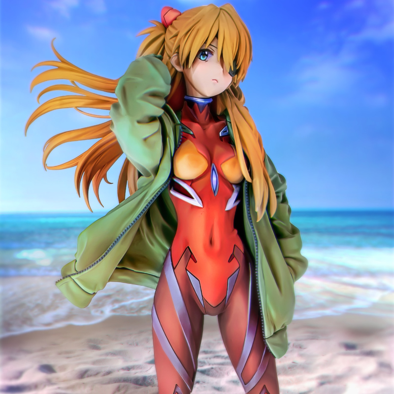В наличии (W_5250) 1/7 Асука в – обзор и цена Model Kit Evangelion Bandai
