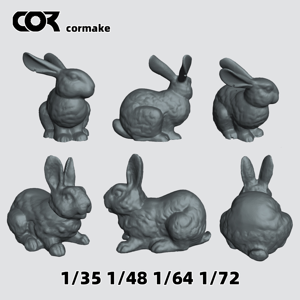3D-модель кролика из смолы, ми – обзор и цена Model Kit History