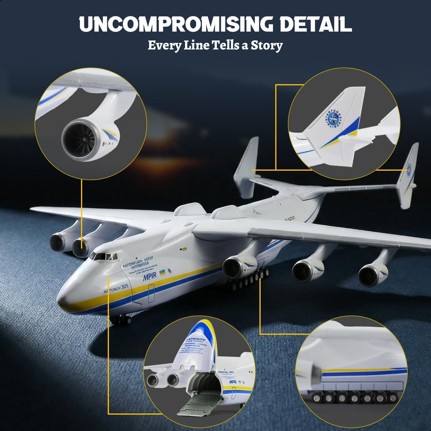 Модель самолета Антонов АН-225 – обзор и цена Model Kit Ukraine
