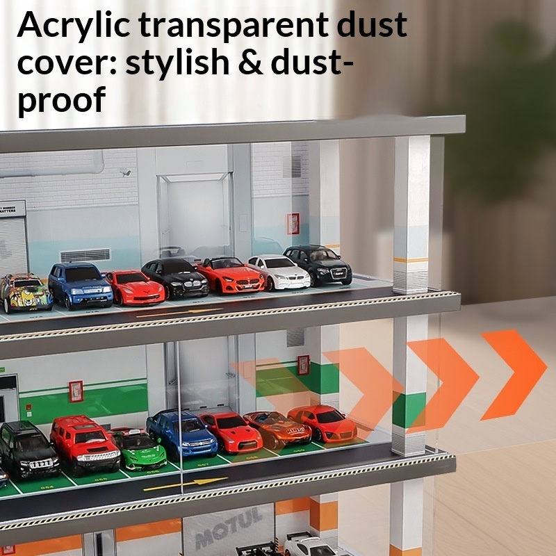 Модель парковки-гаража в масшт – обзор и цена Model Kit Led